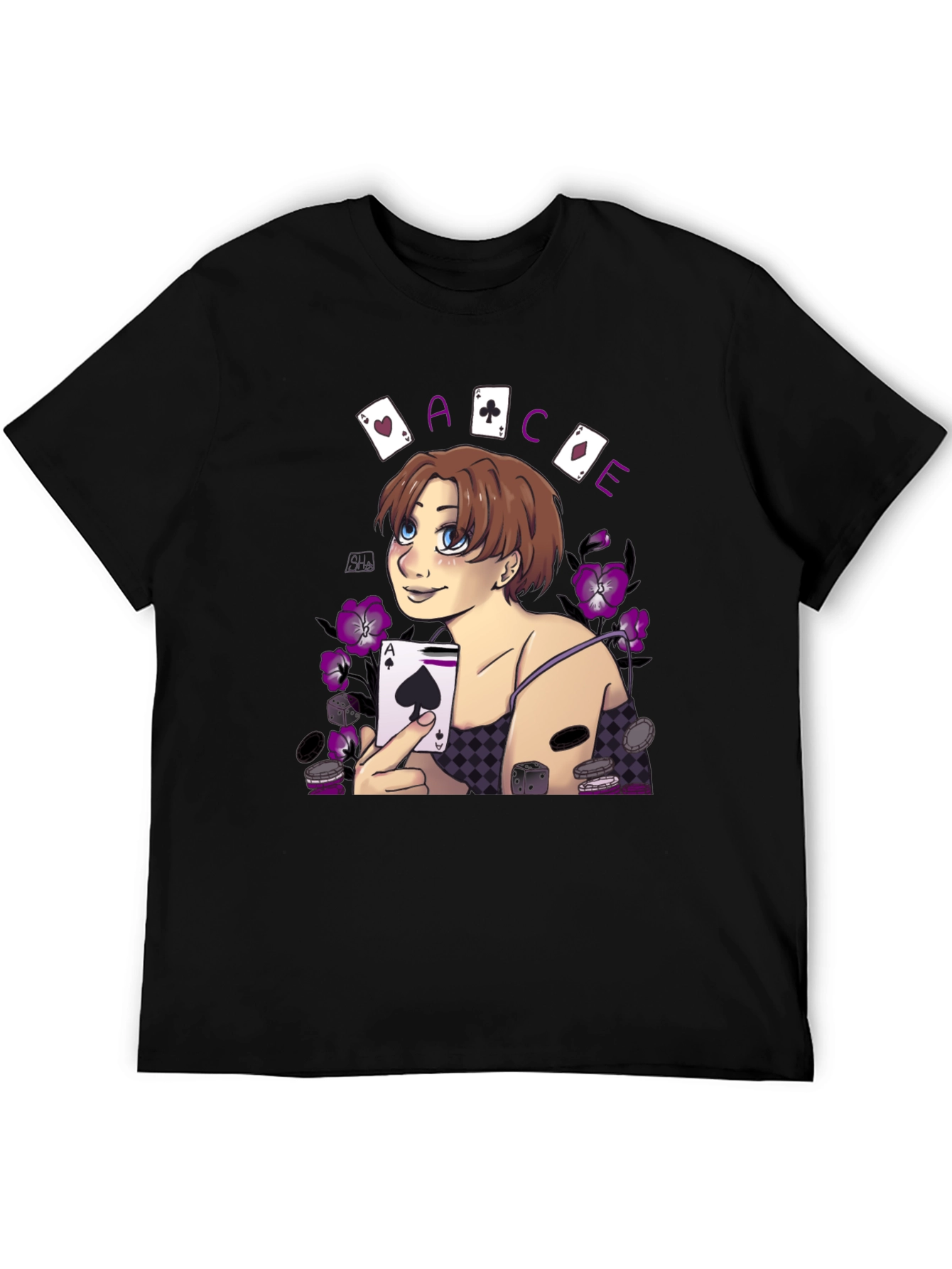 Ace Playing Card Graphic T-Shirt