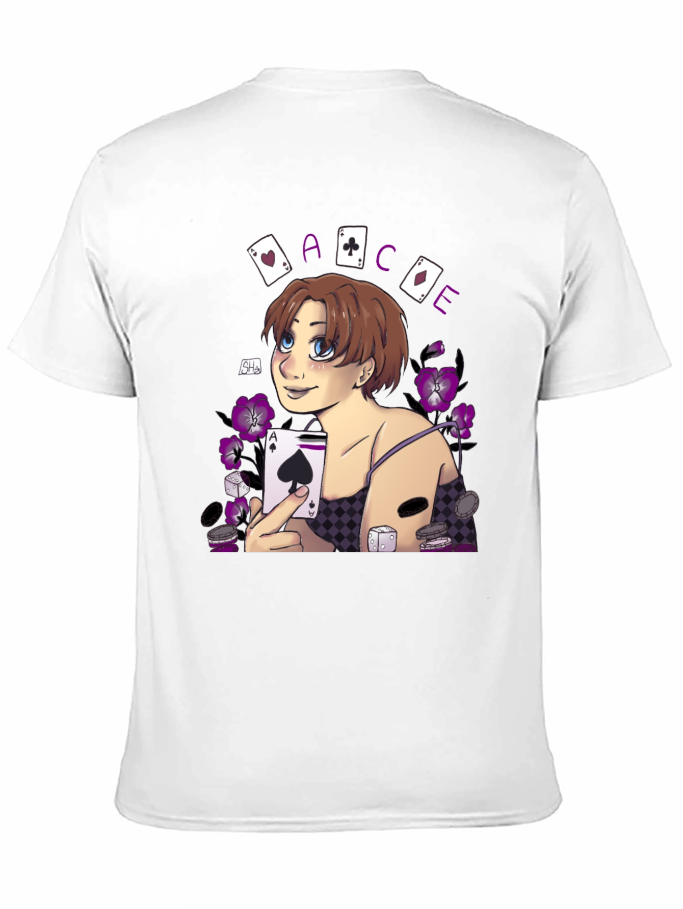 Ace Playing Card Graphic T-Shirt