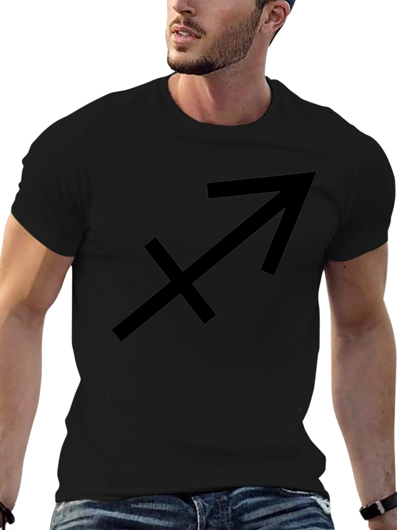 Sagittarius Zodiac T-Shirt - Black