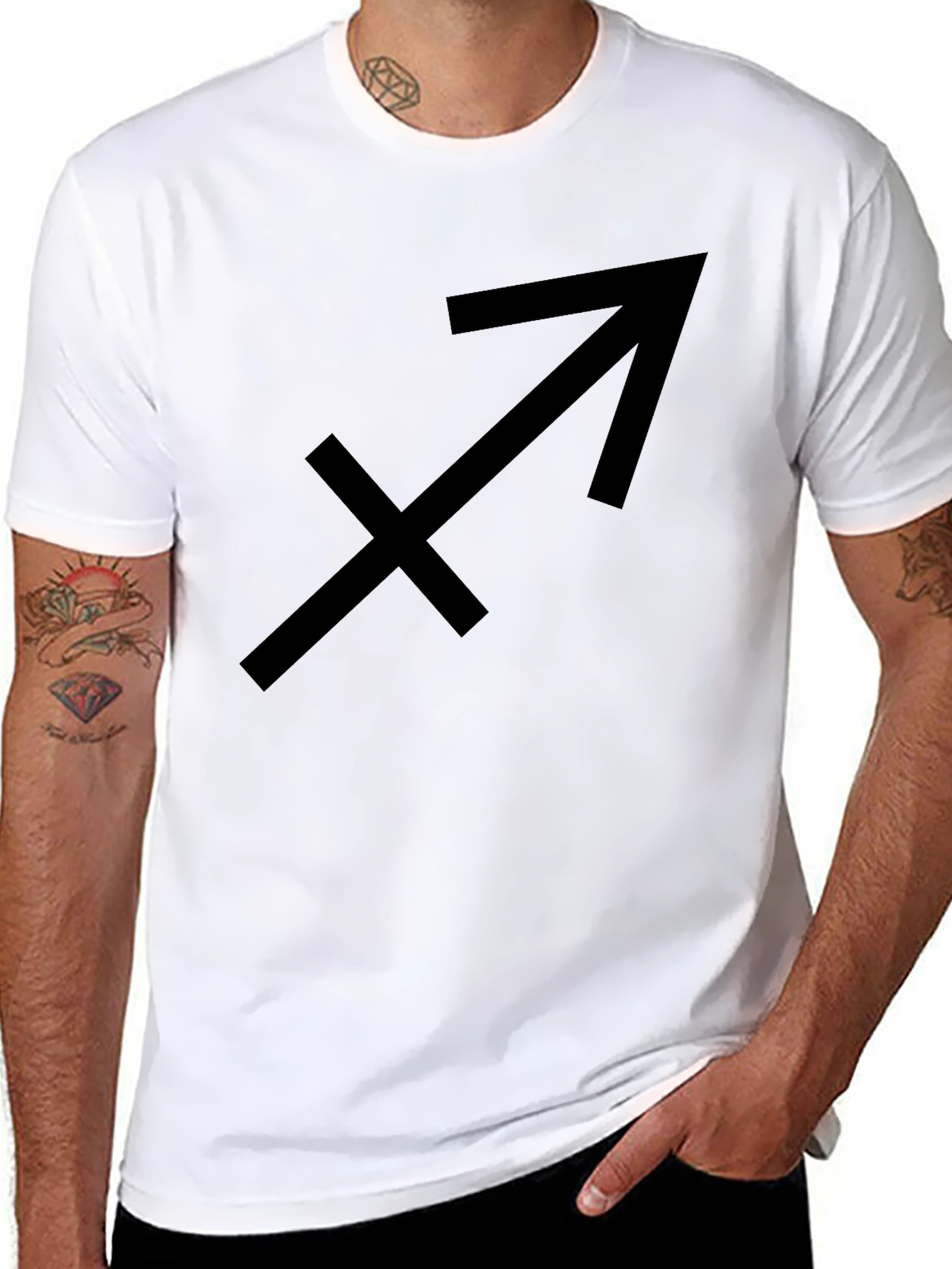Sagittarius Zodiac T-Shirt - Black