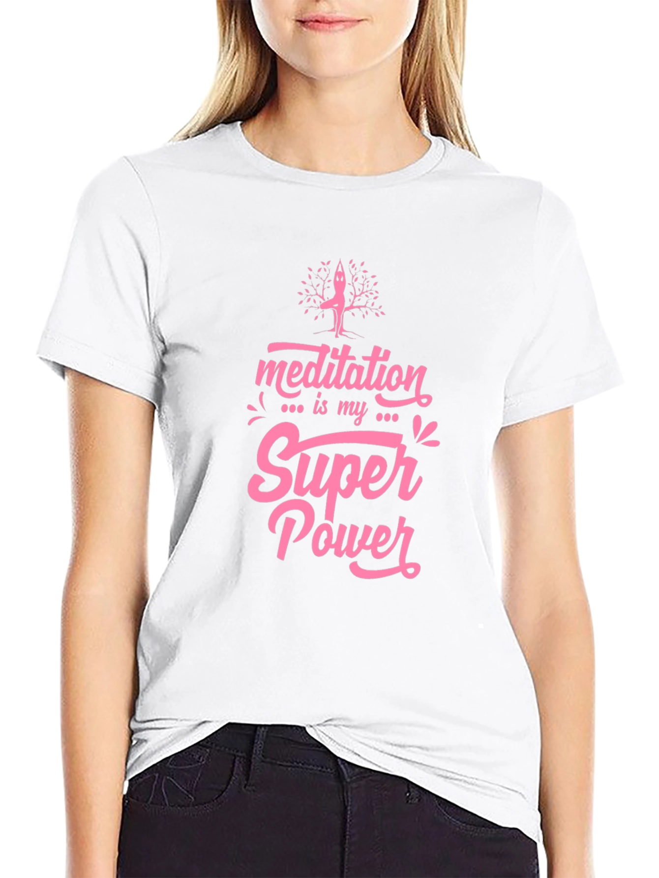 Meditation is My Super Power Graphic Tee
