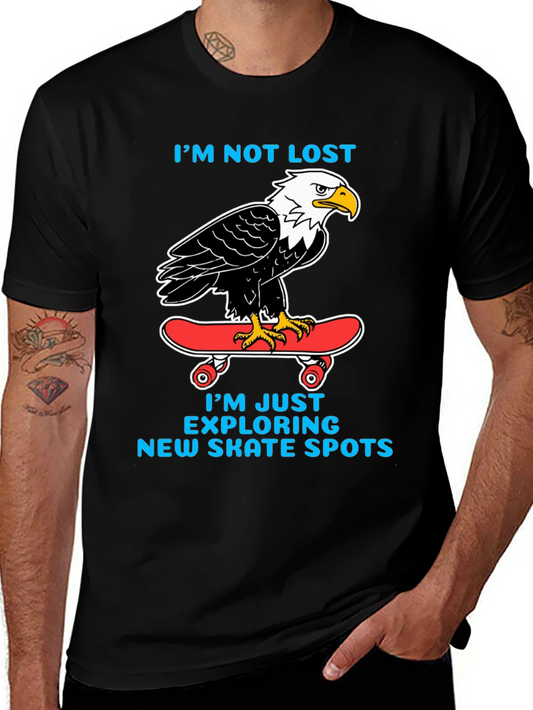 Bald Eagle Skateboard T-Shirt: Skate in Style!