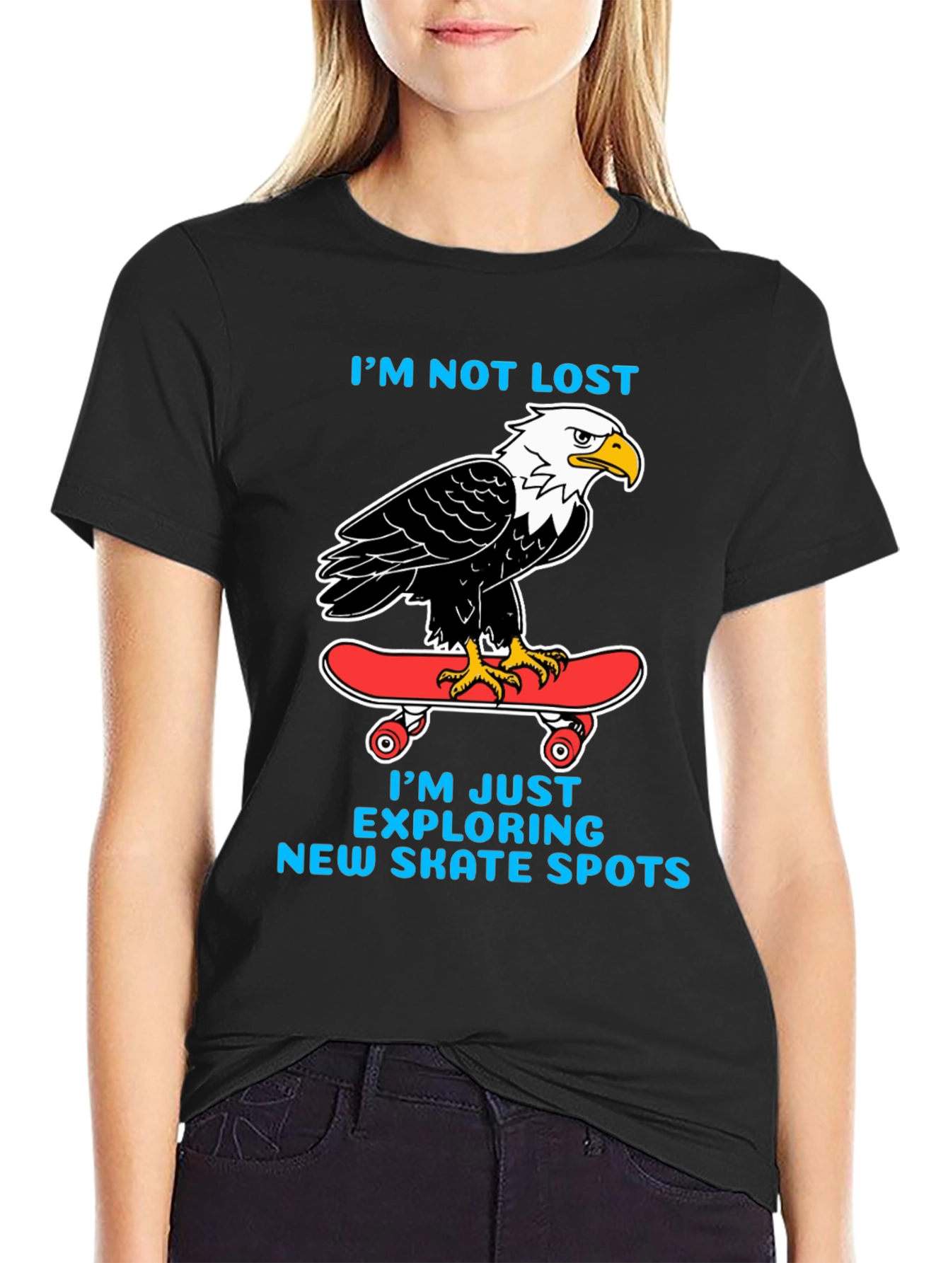 Bald Eagle Skateboard T-Shirt: Skate in Style!