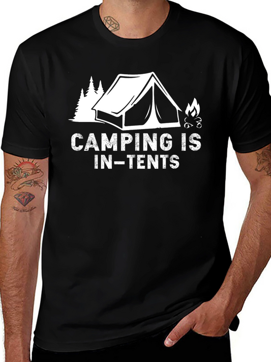 Camping is In-Tents Graphic Tee