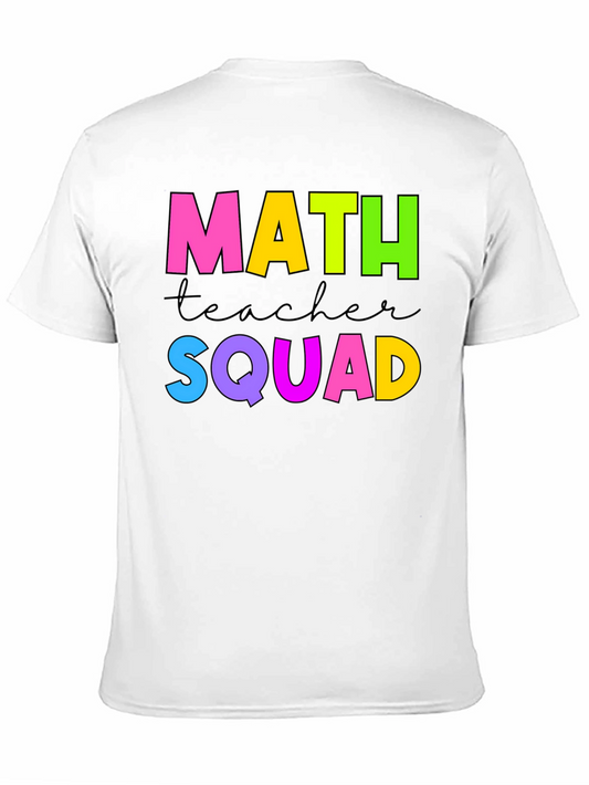 Math Teacher Squad T-Shirt