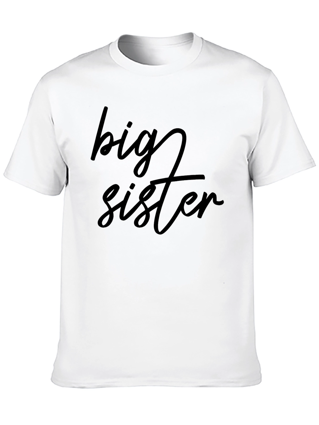 Big Sister Tee - Cute Family Matching T-Shirt