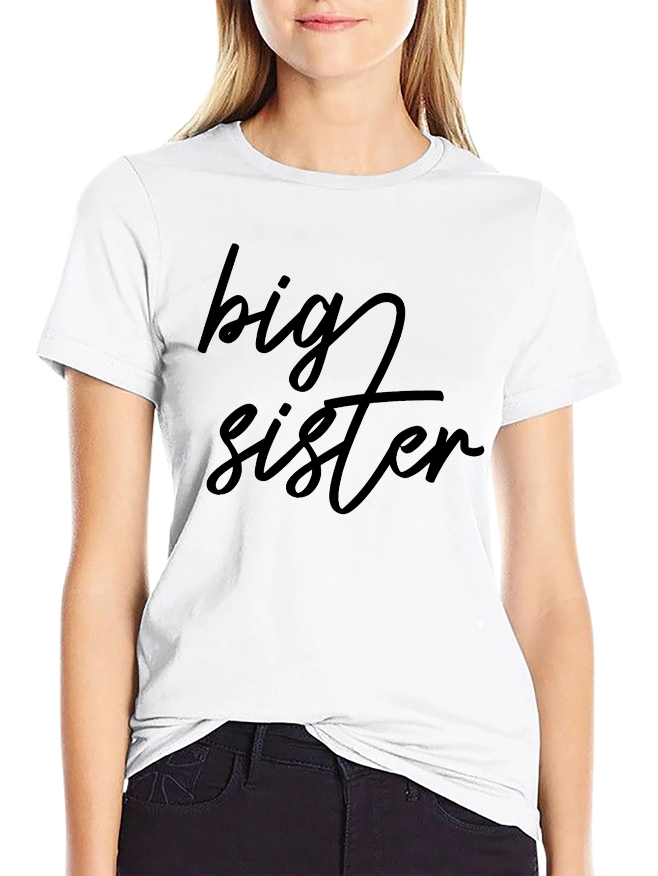 Big Sister Tee - Cute Family Matching T-Shirt