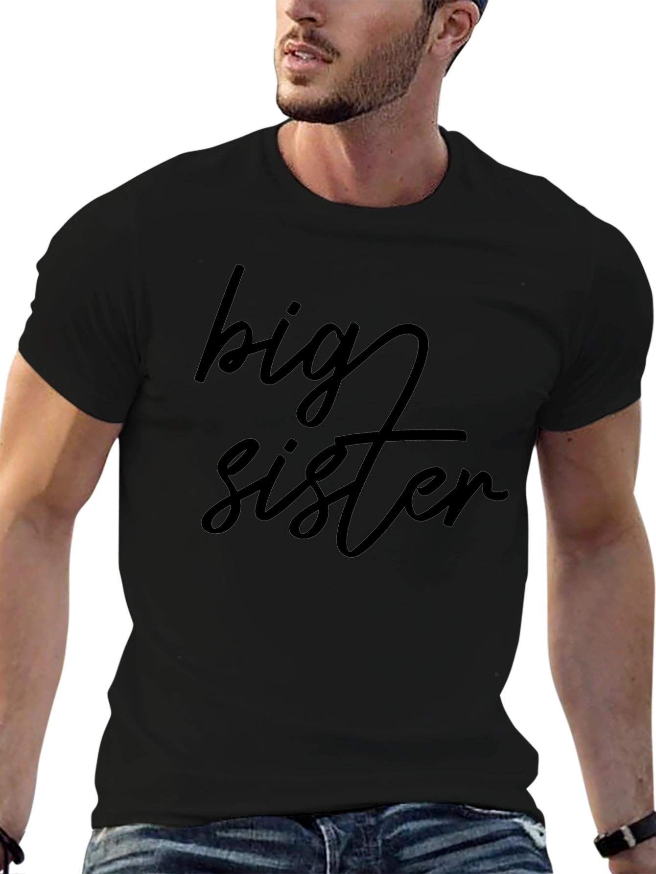 Big Sister Tee - Cute Family Matching T-Shirt