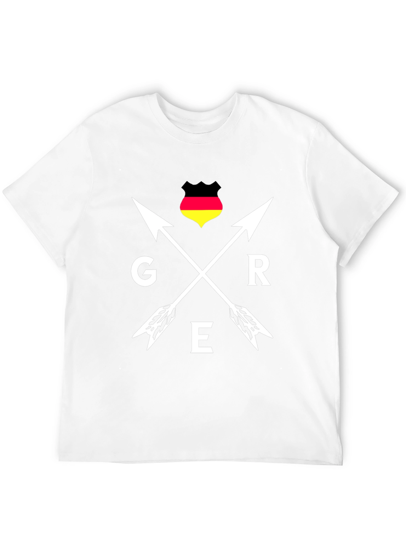 Germany Pride Arrows T-Shirt - Black