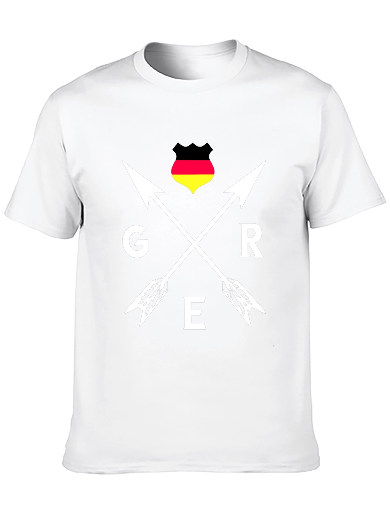 Germany Pride Arrows T-Shirt - Black