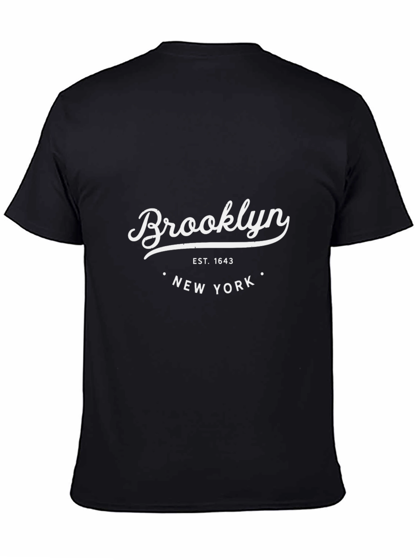 Brooklyn New York Graphic T-Shirt - Black
