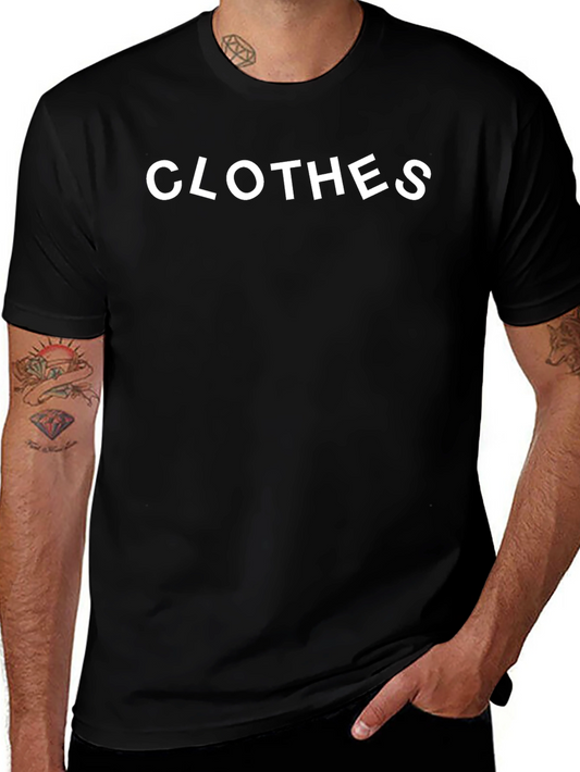 Clothes Tee - Classic Black Graphic T-Shirt for Everyday Wear