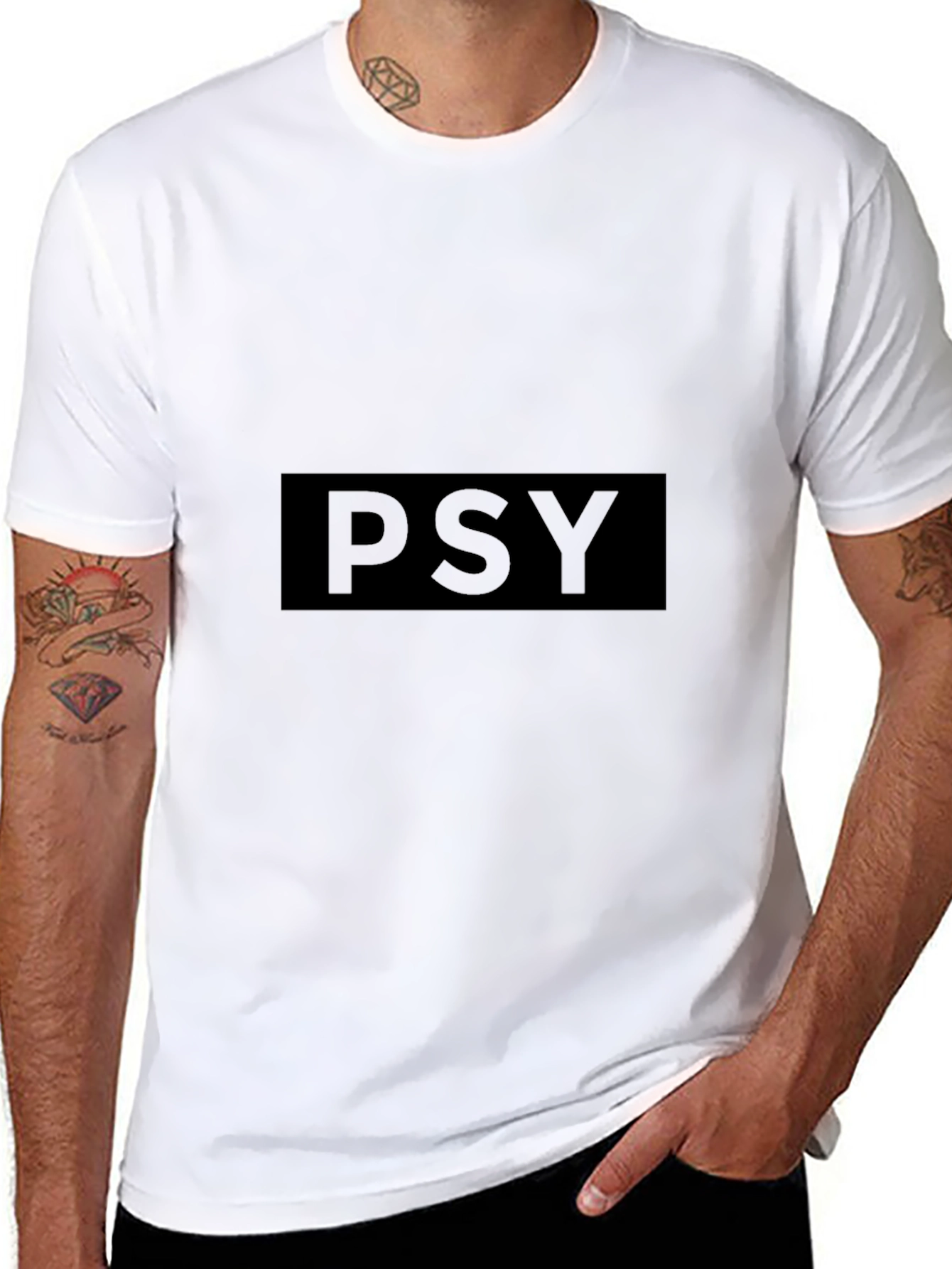 PSY Black Graphic Tee - Unisex Soft Cotton T-Shirt