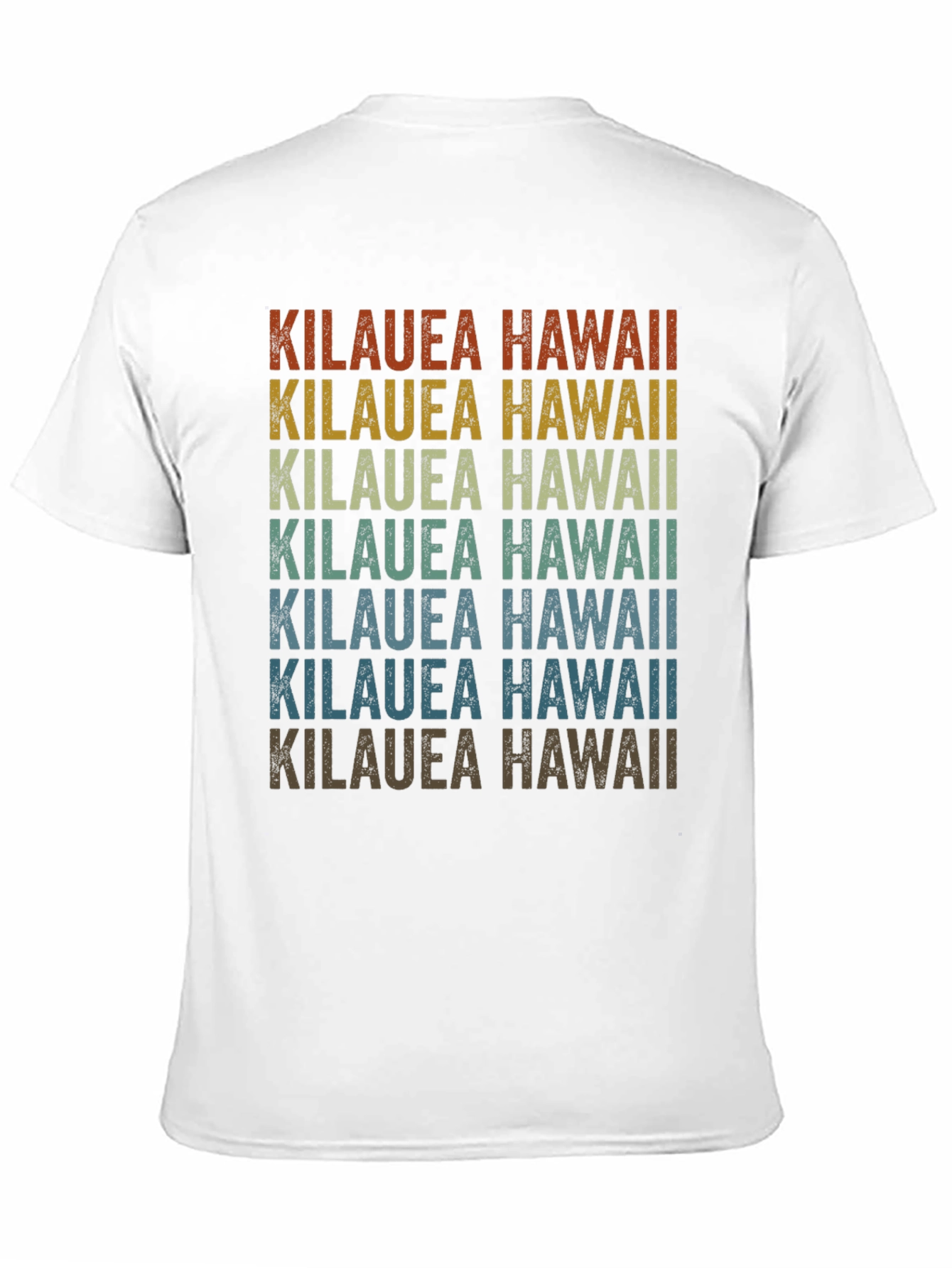 Kilauea Hawaii Retro Graphic T-Shirt