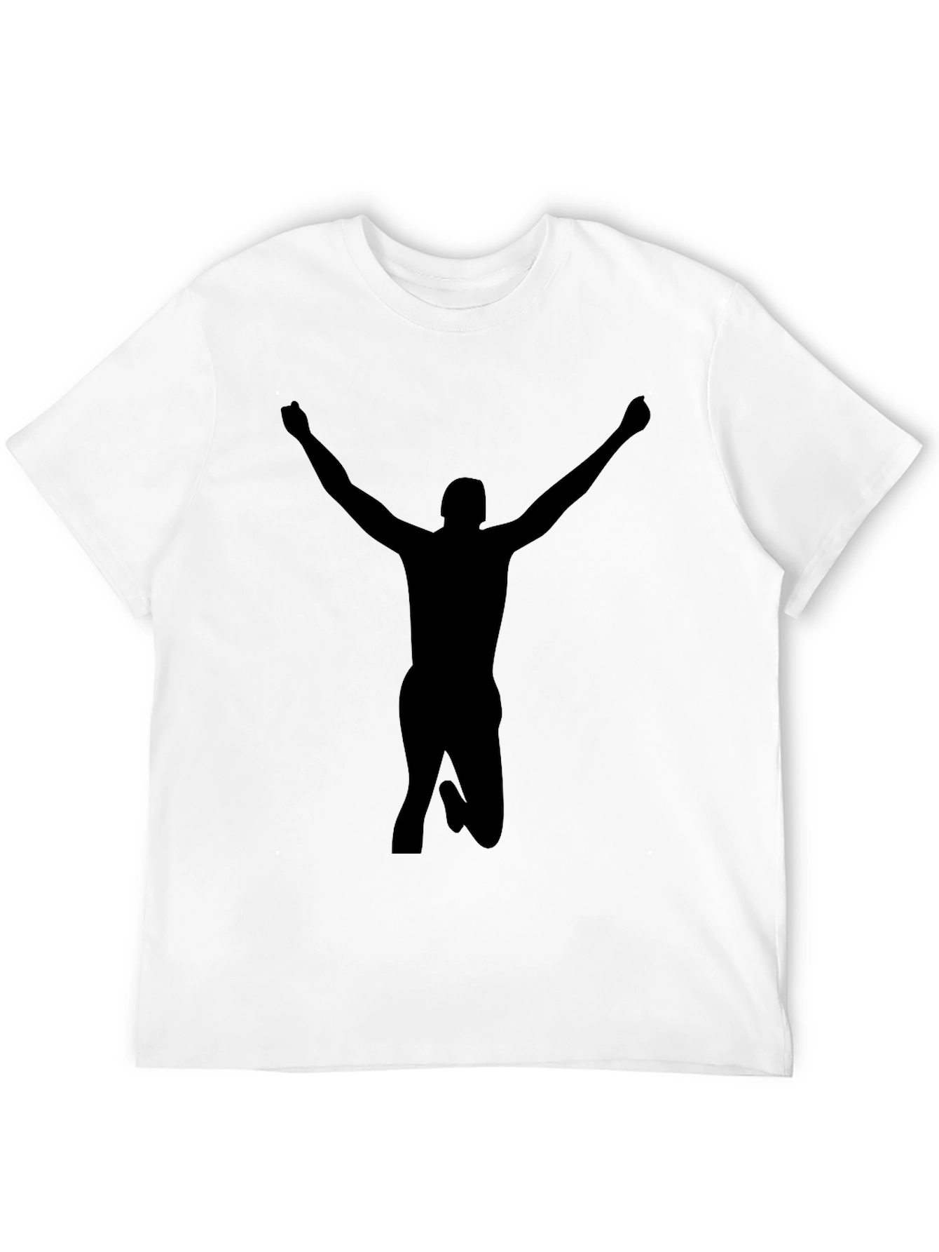 Victory Silhouette Black T-Shirt - Bold Statement Tee