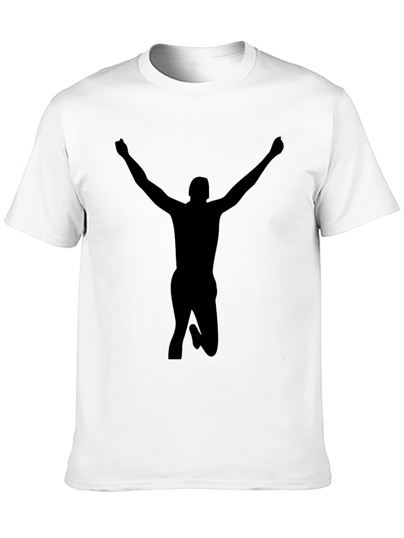 Victory Silhouette Black T-Shirt - Bold Statement Tee
