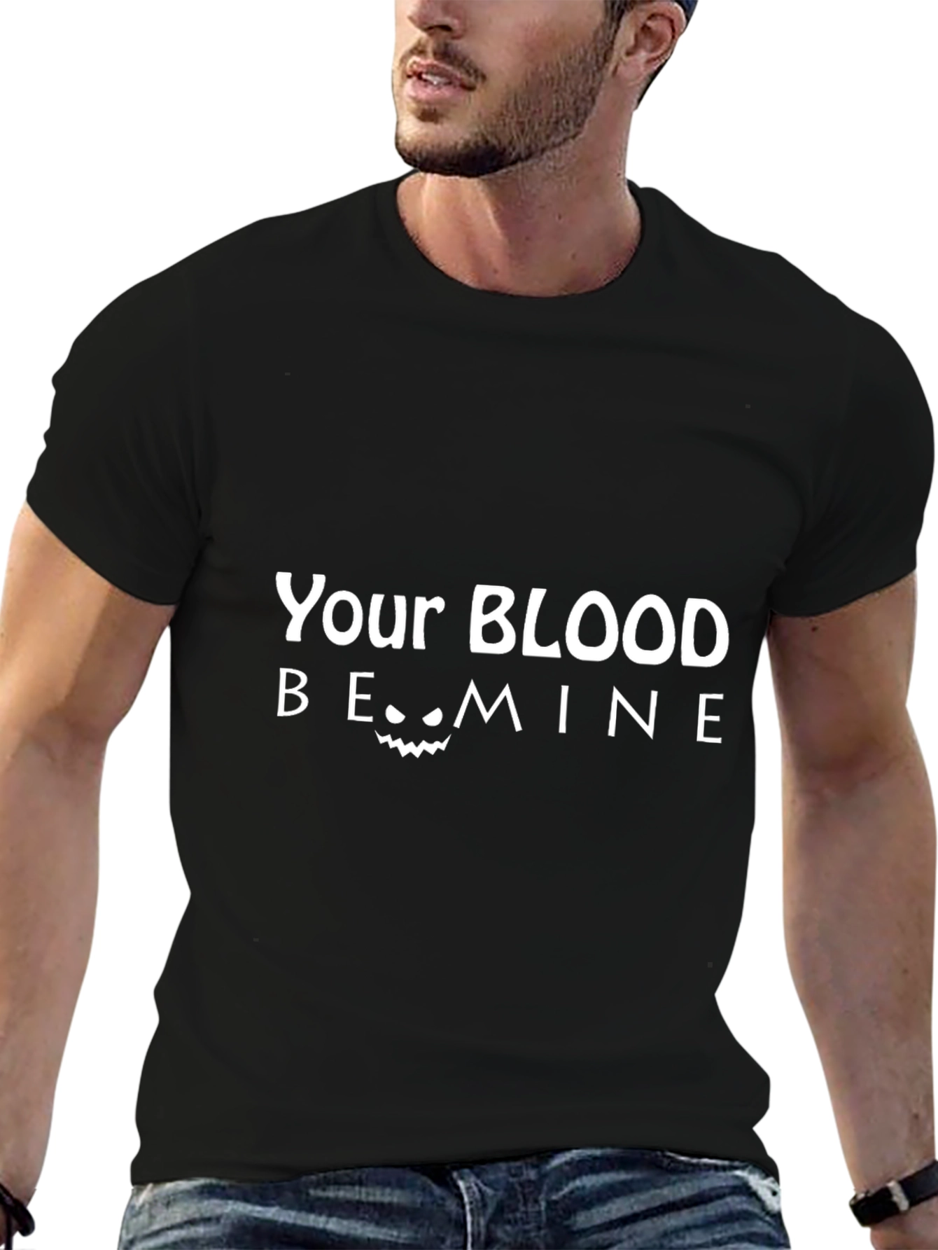 Your Blood Be Mine Halloween T-Shirt - Black