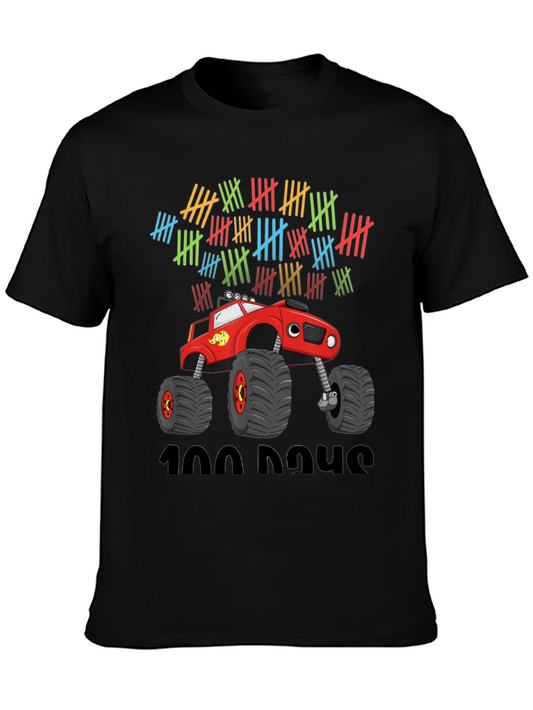 100 Days Monster Truck T-Shirt