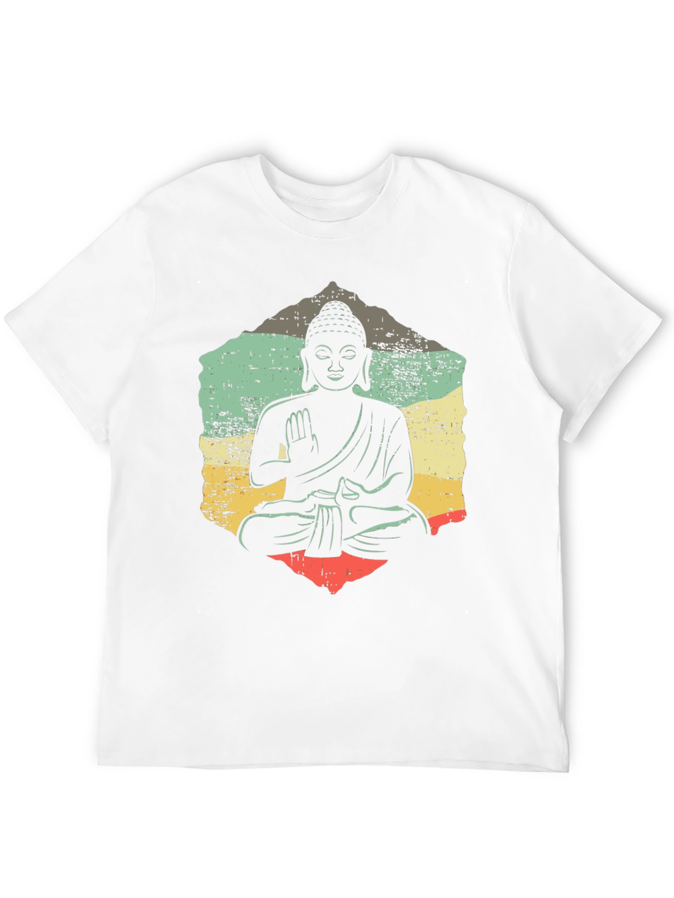 Buddha Graphic Tee - Retro Meditation Shirt
