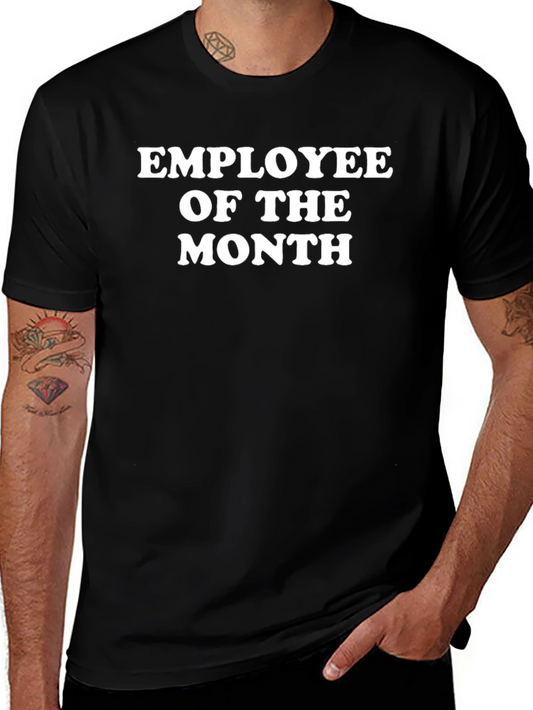Employee of the Month Black Graphic T-Shirt