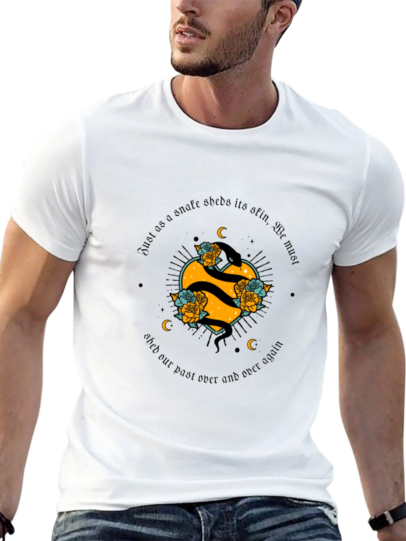Snake Heart T-Shirt - Shed Your Past