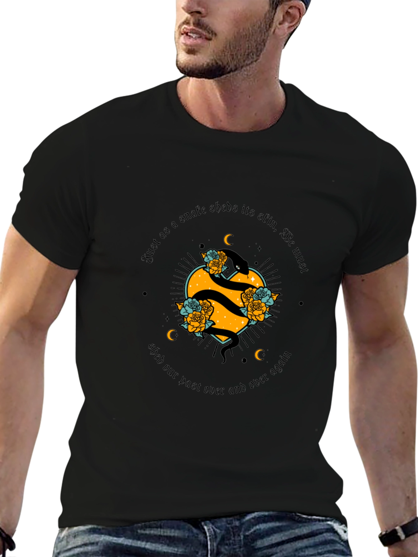 Snake Heart T-Shirt - Shed Your Past