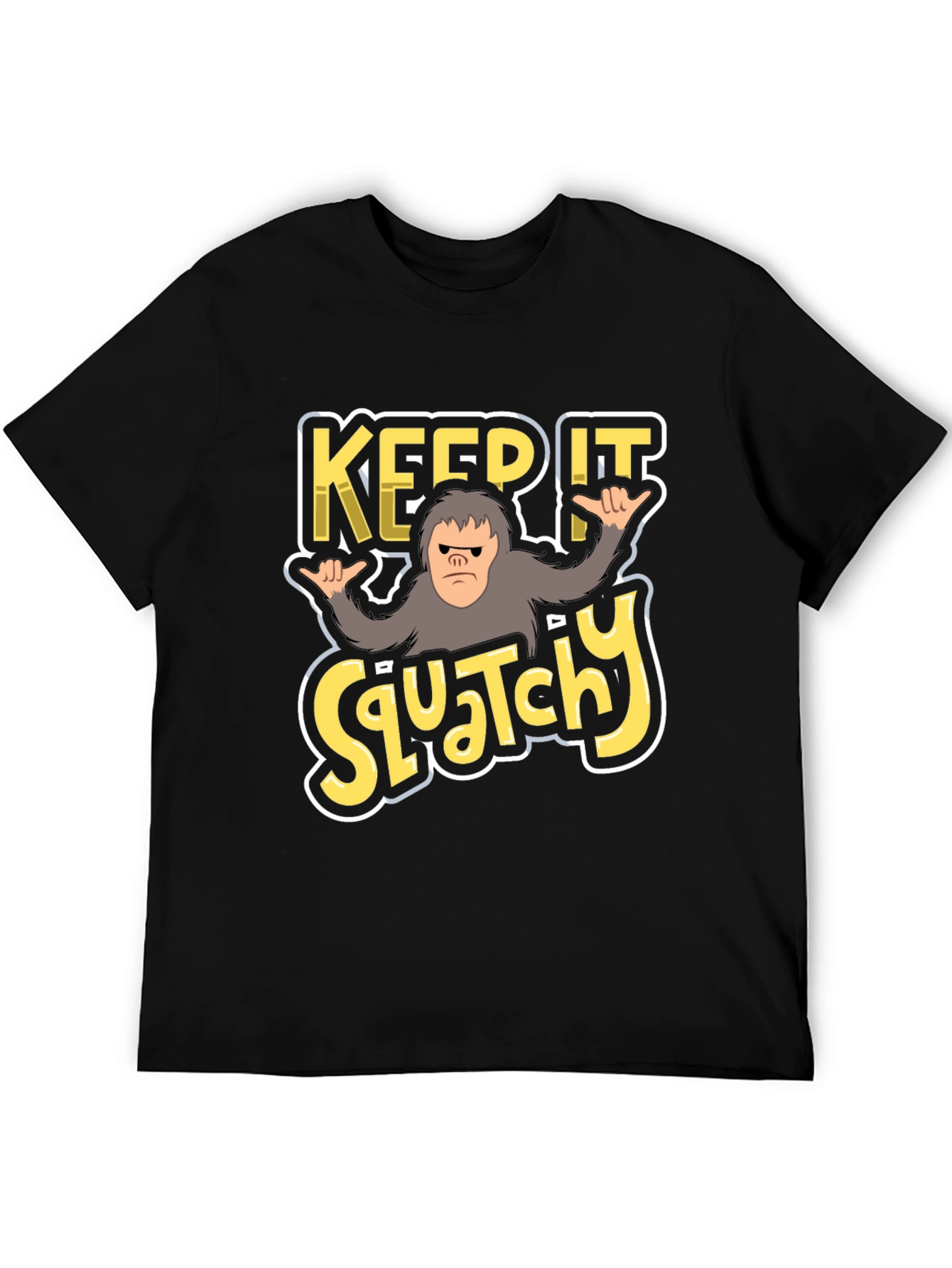 Keep It Squatchy T-Shirt - Bigfoot Graphic Tee