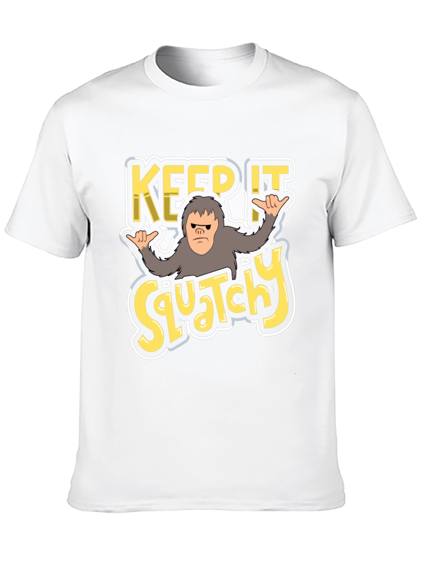 Keep It Squatchy T-Shirt - Bigfoot Graphic Tee