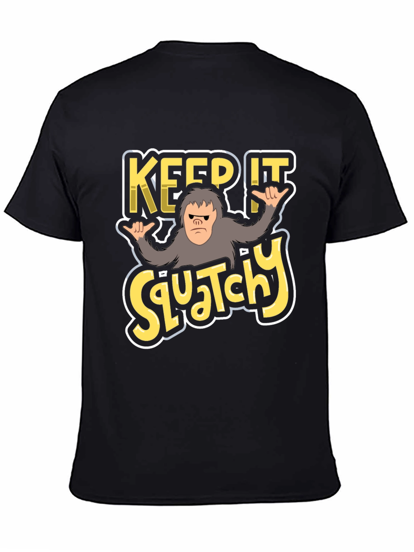 Keep It Squatchy T-Shirt - Bigfoot Graphic Tee