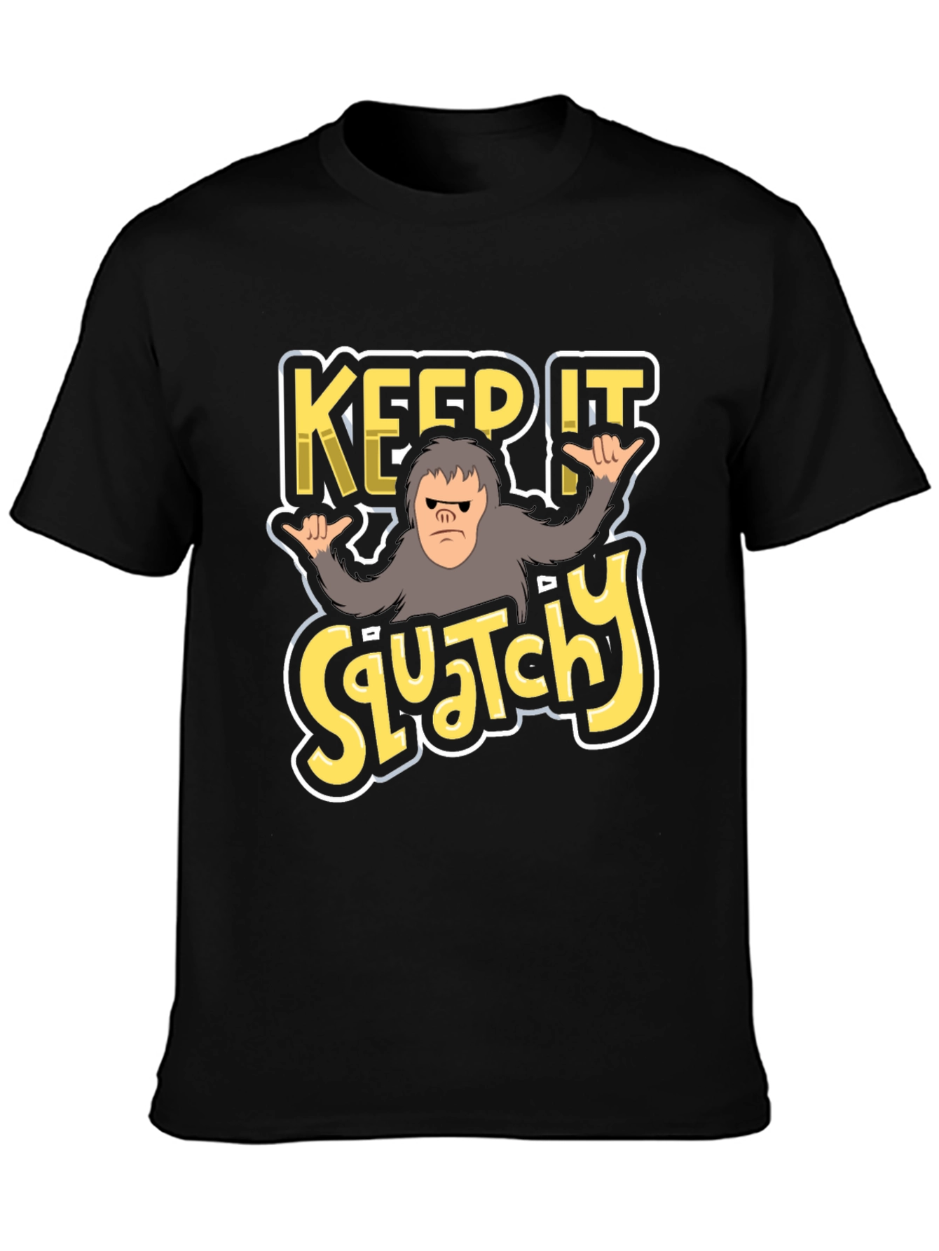 Keep It Squatchy T-Shirt - Bigfoot Graphic Tee