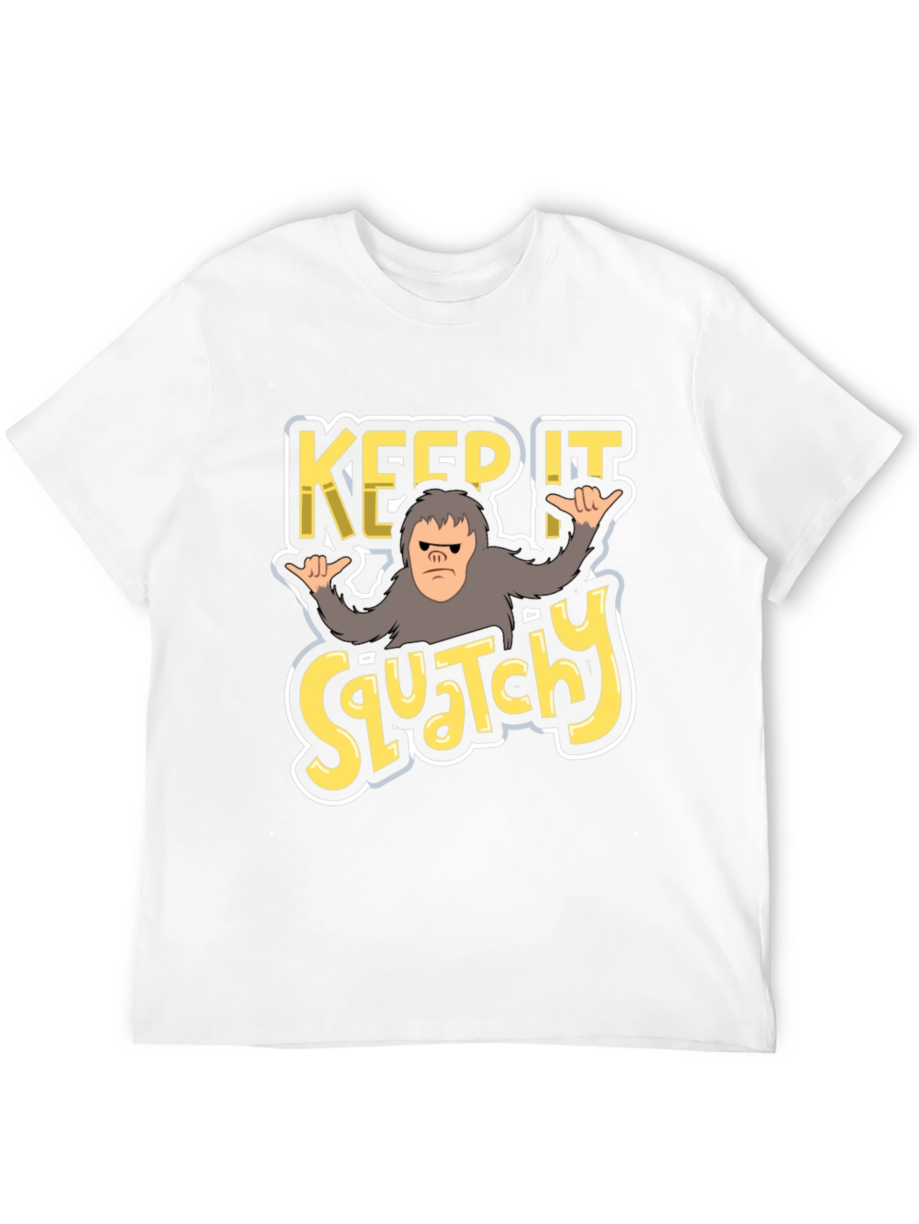 Keep It Squatchy T-Shirt - Bigfoot Graphic Tee