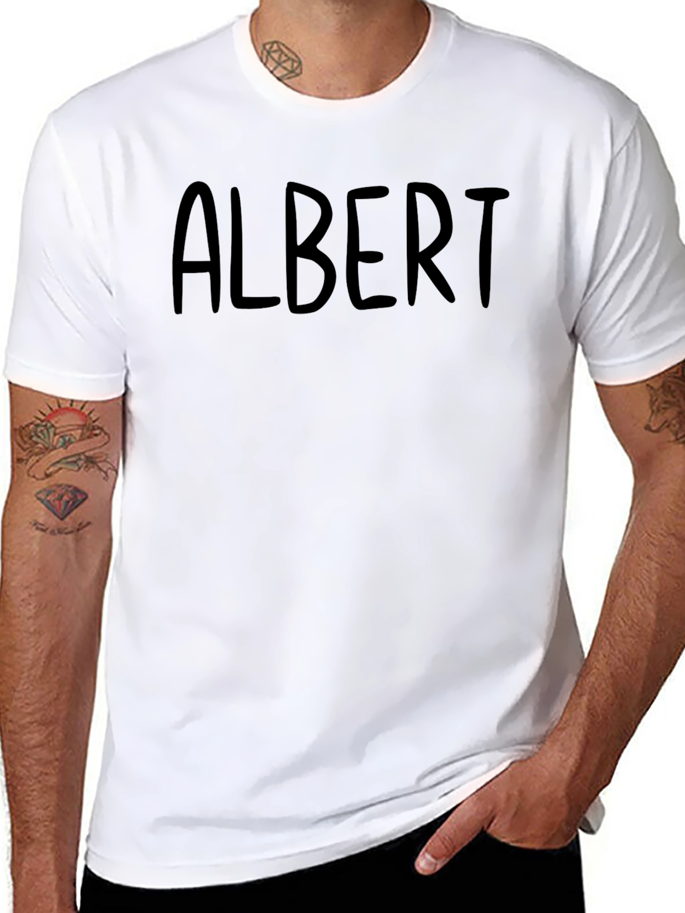 Albert T-Shirt - Classic Crew Neck Tee