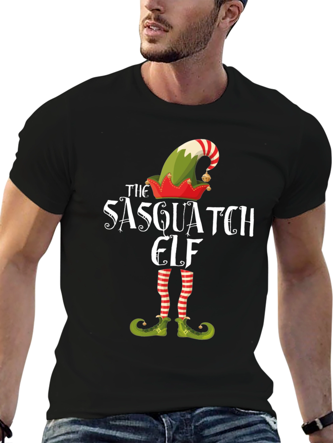 Sasquatch Elf Graphic Tee