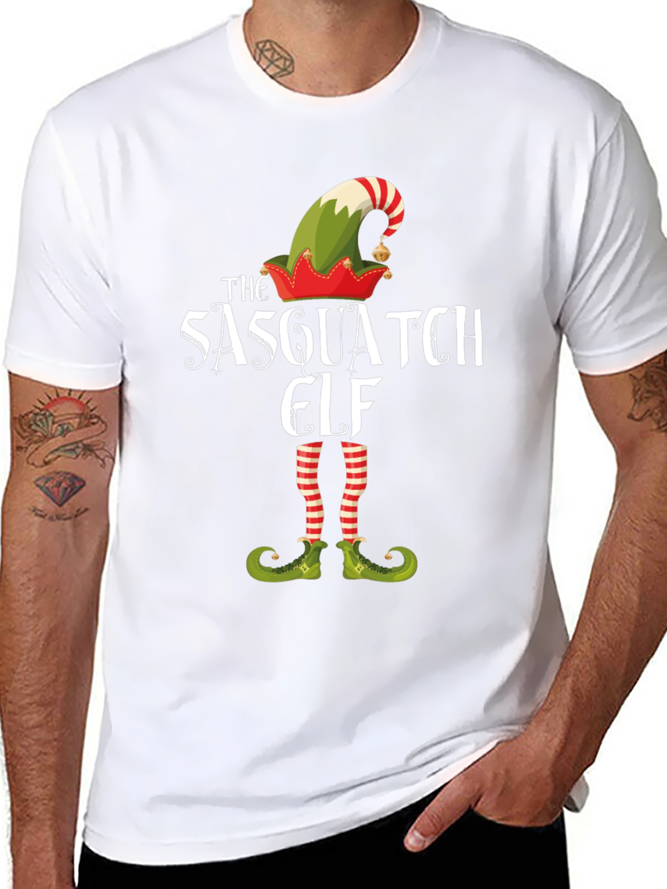 Sasquatch Elf Graphic Tee