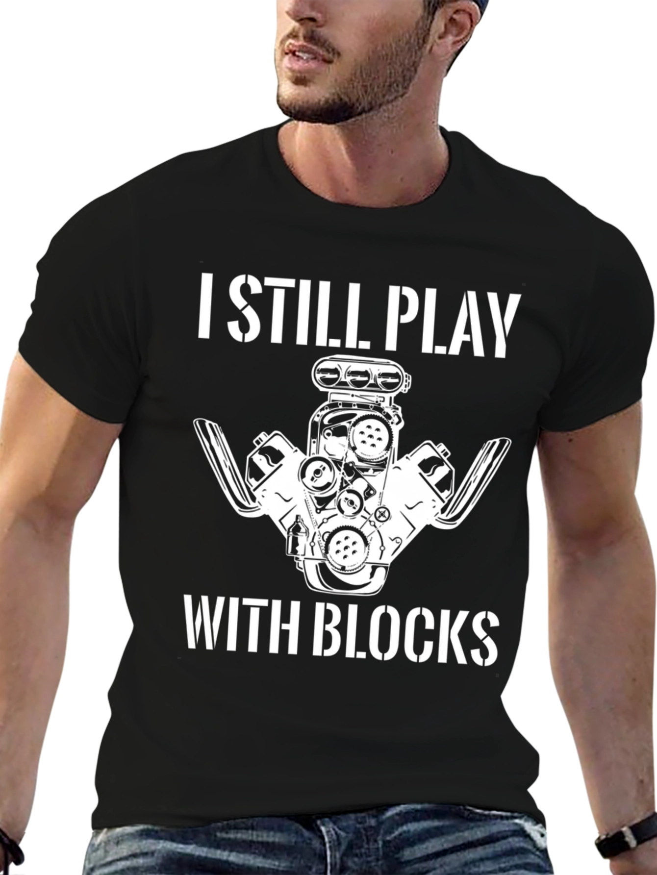 I Still Play With Blocks Graphic T-Shirt