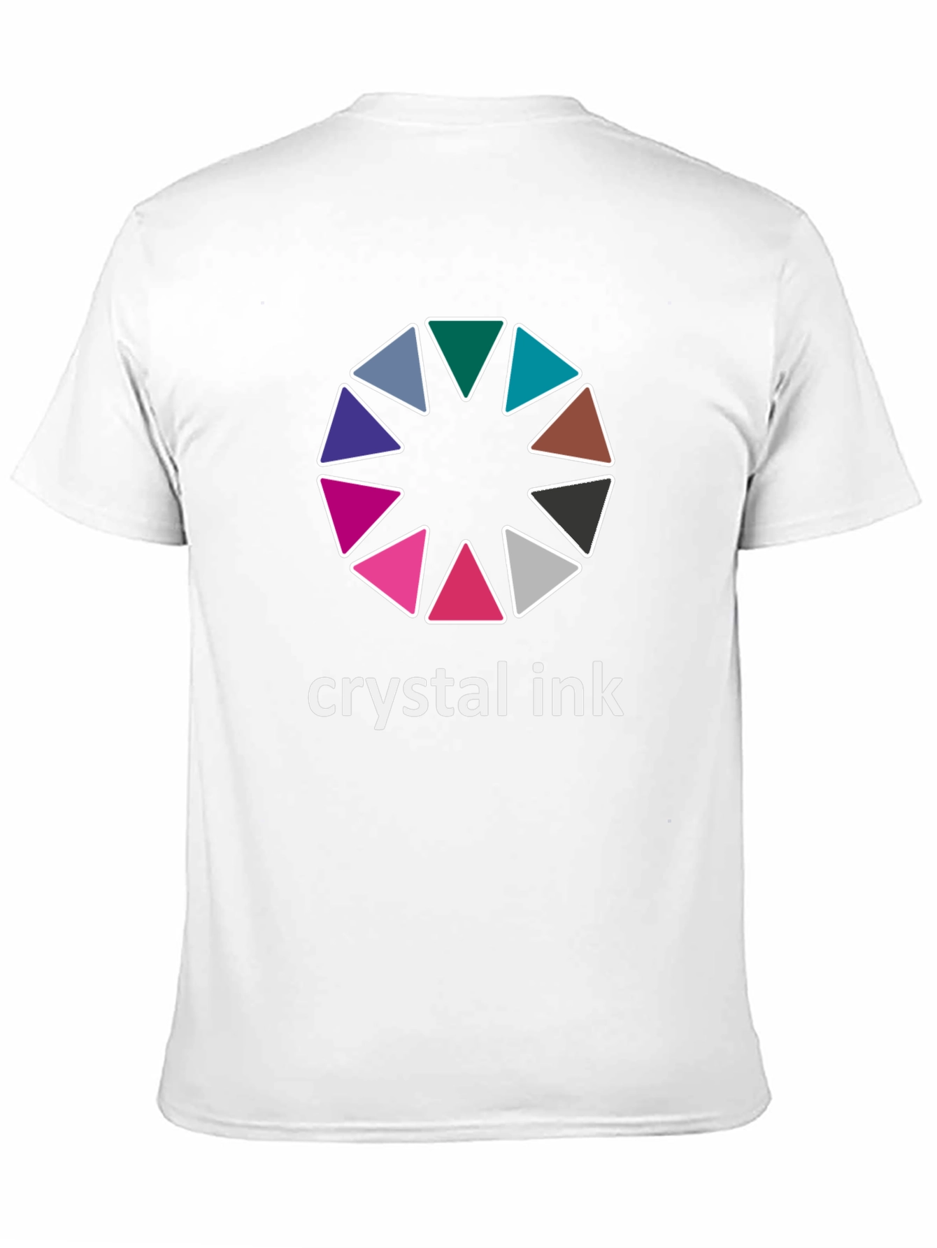 Crystal Ink Graphic Tee - Stylish Black Cotton T-Shirt