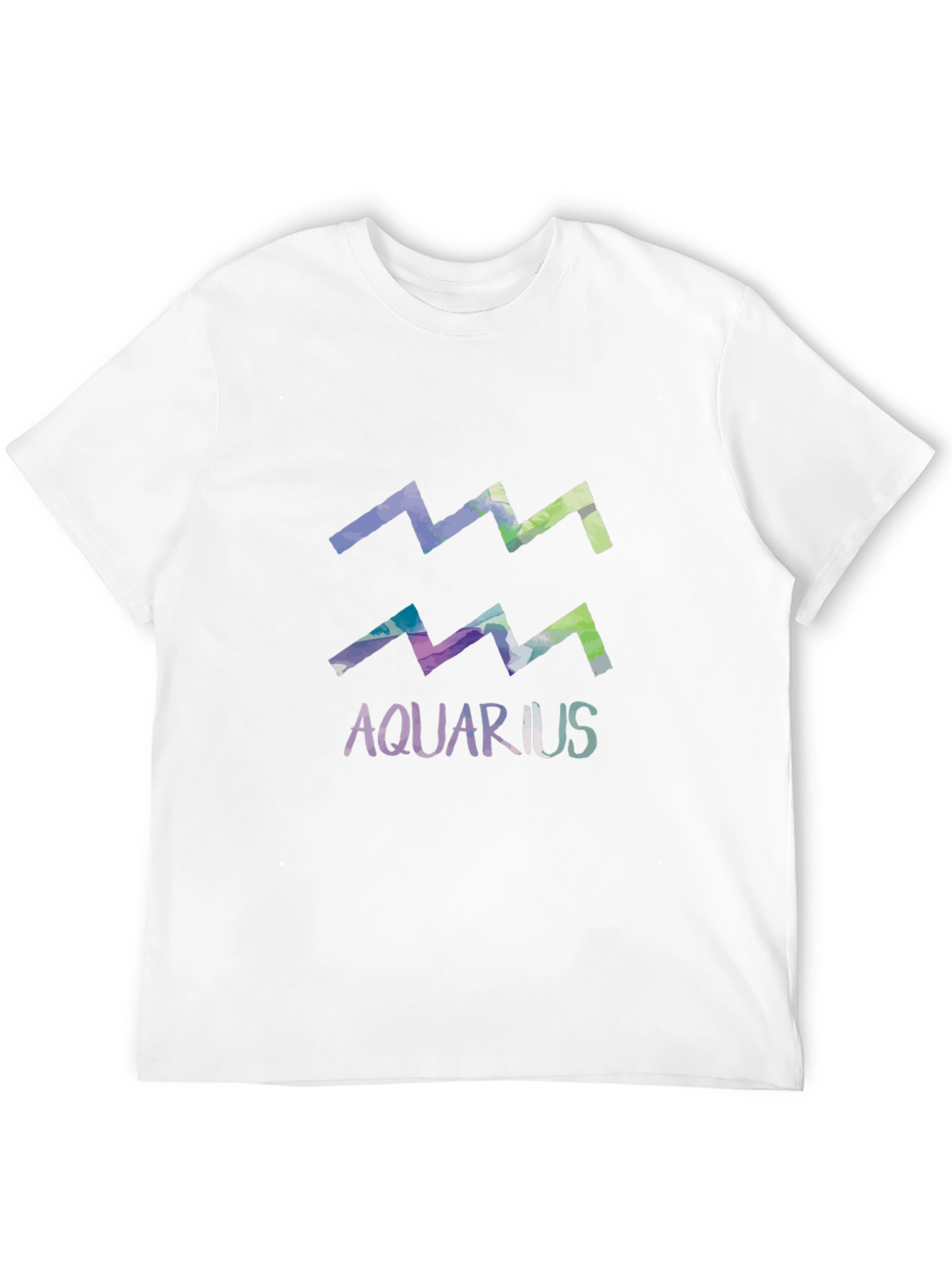 Aquarius Zodiac Sign Graphic T-Shirt - Astrology Tee