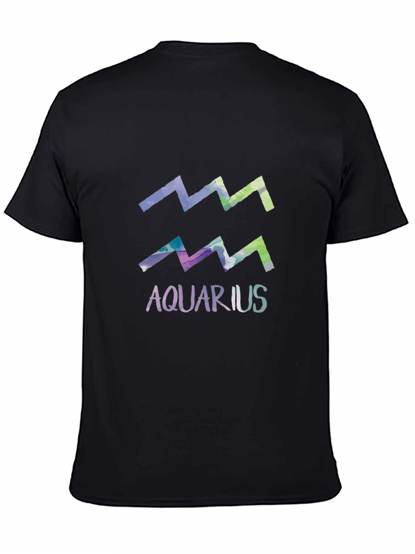 Aquarius Zodiac Sign Graphic T-Shirt - Astrology Tee