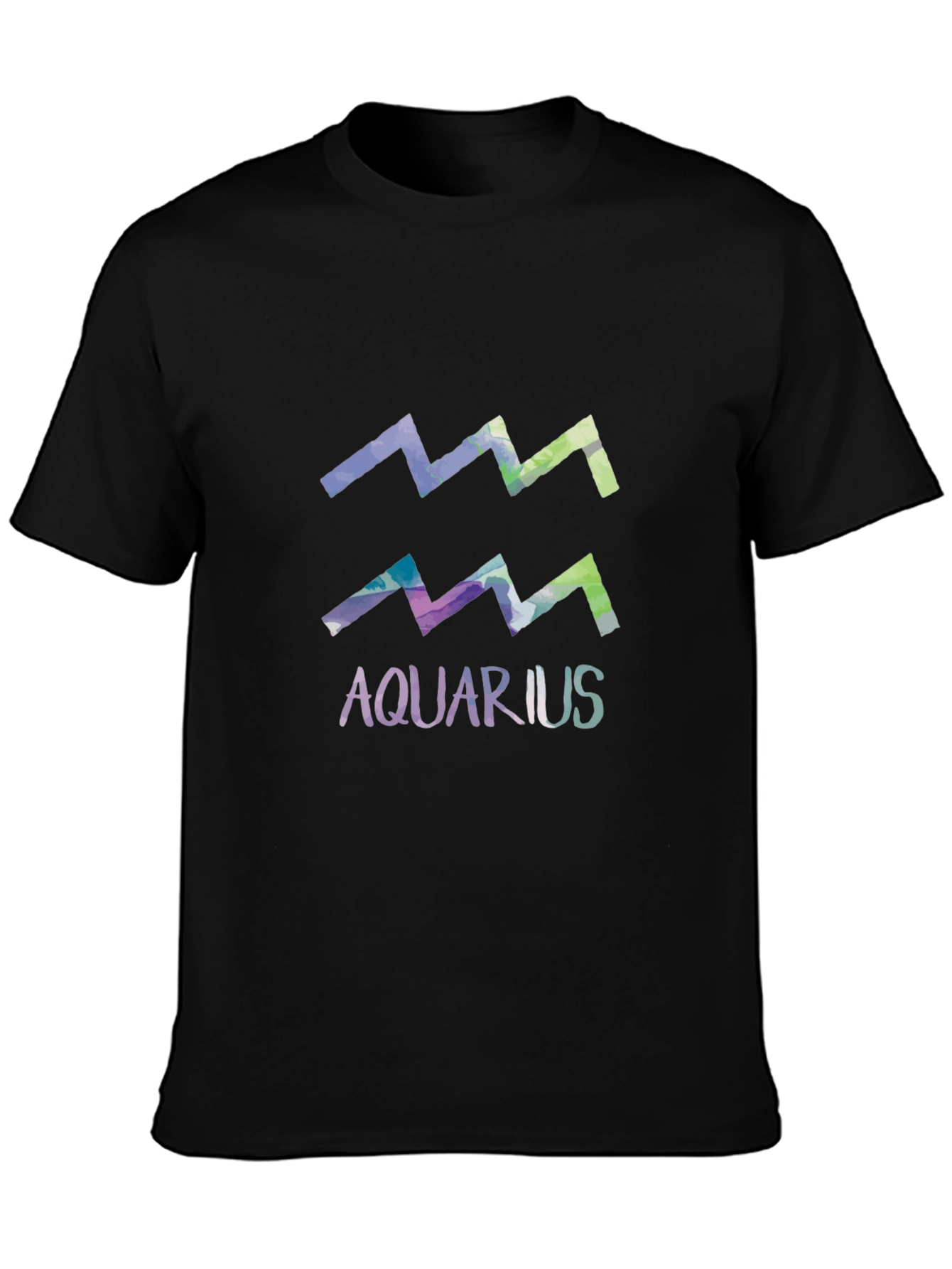 Aquarius Zodiac Sign Graphic T-Shirt - Astrology Tee
