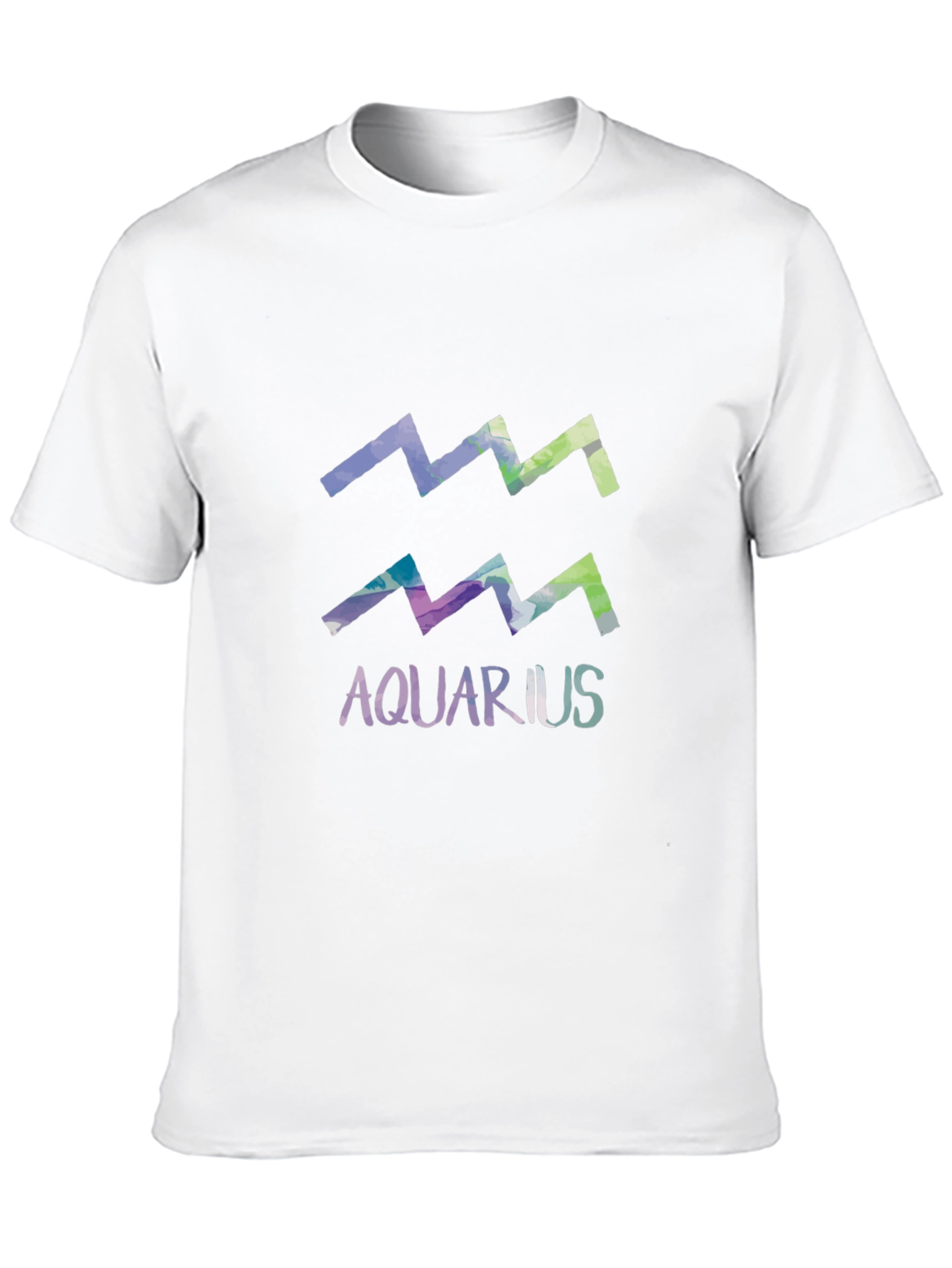 Aquarius Zodiac Sign Graphic T-Shirt - Astrology Tee
