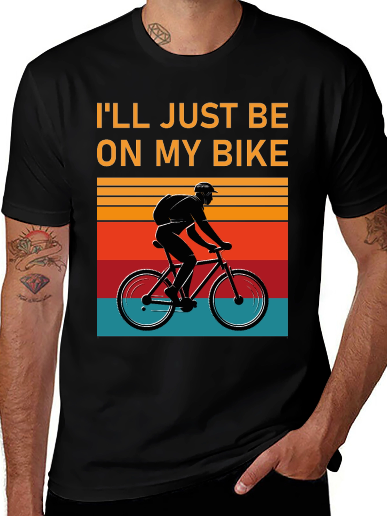 Ill Just Be On My Bike Graphic T-Shirt