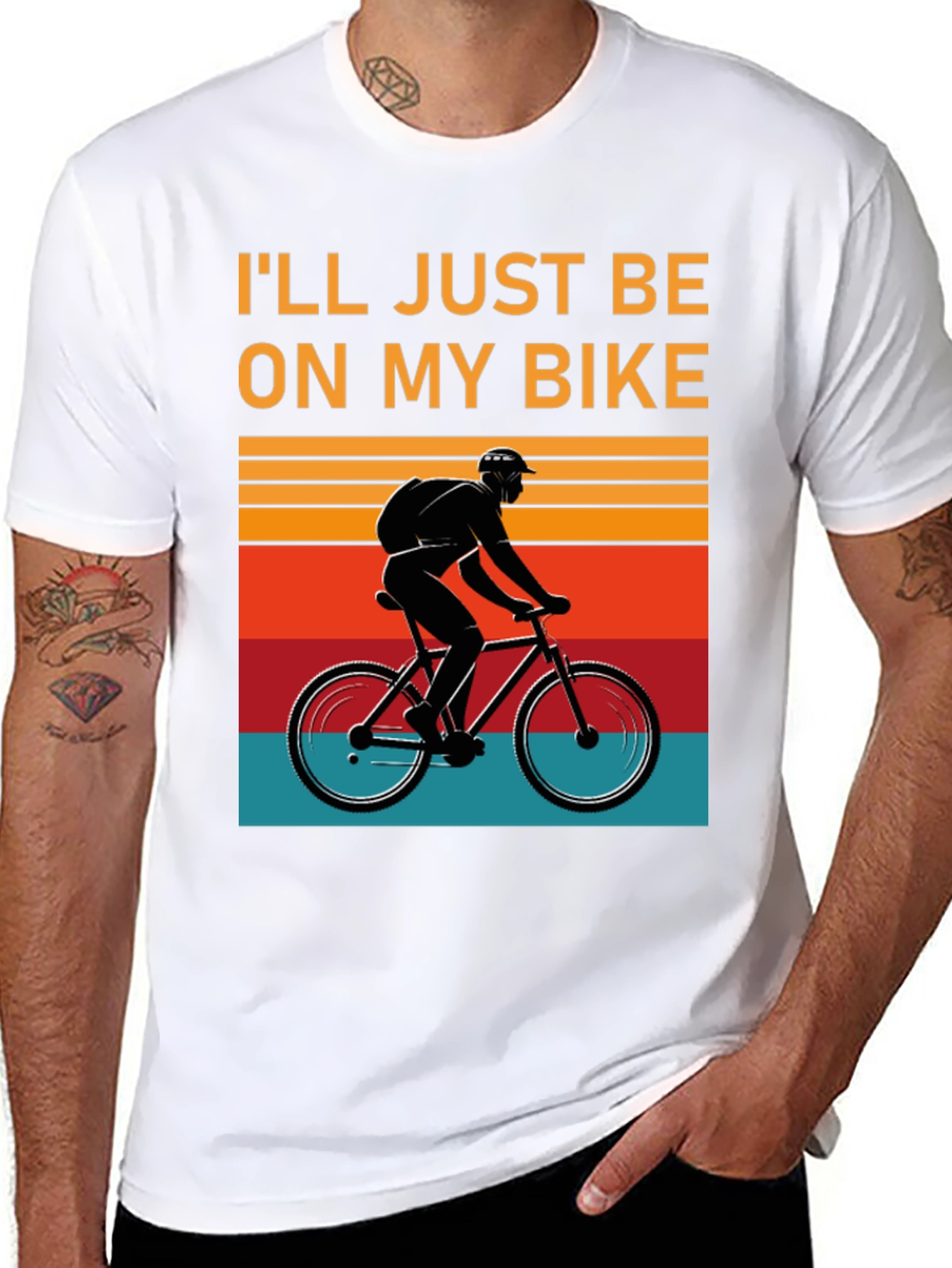 Ill Just Be On My Bike Graphic T-Shirt