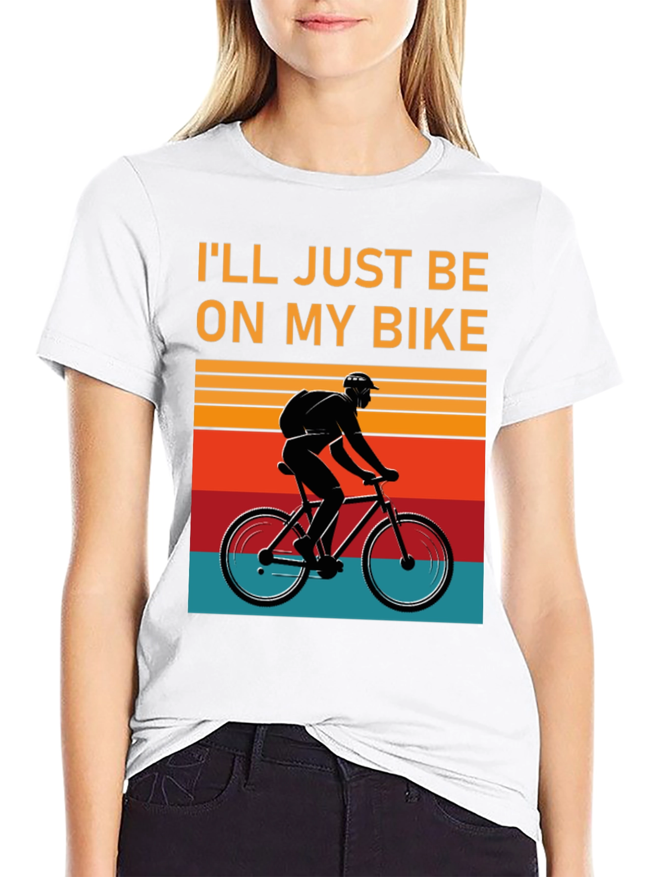 Ill Just Be On My Bike Graphic T-Shirt