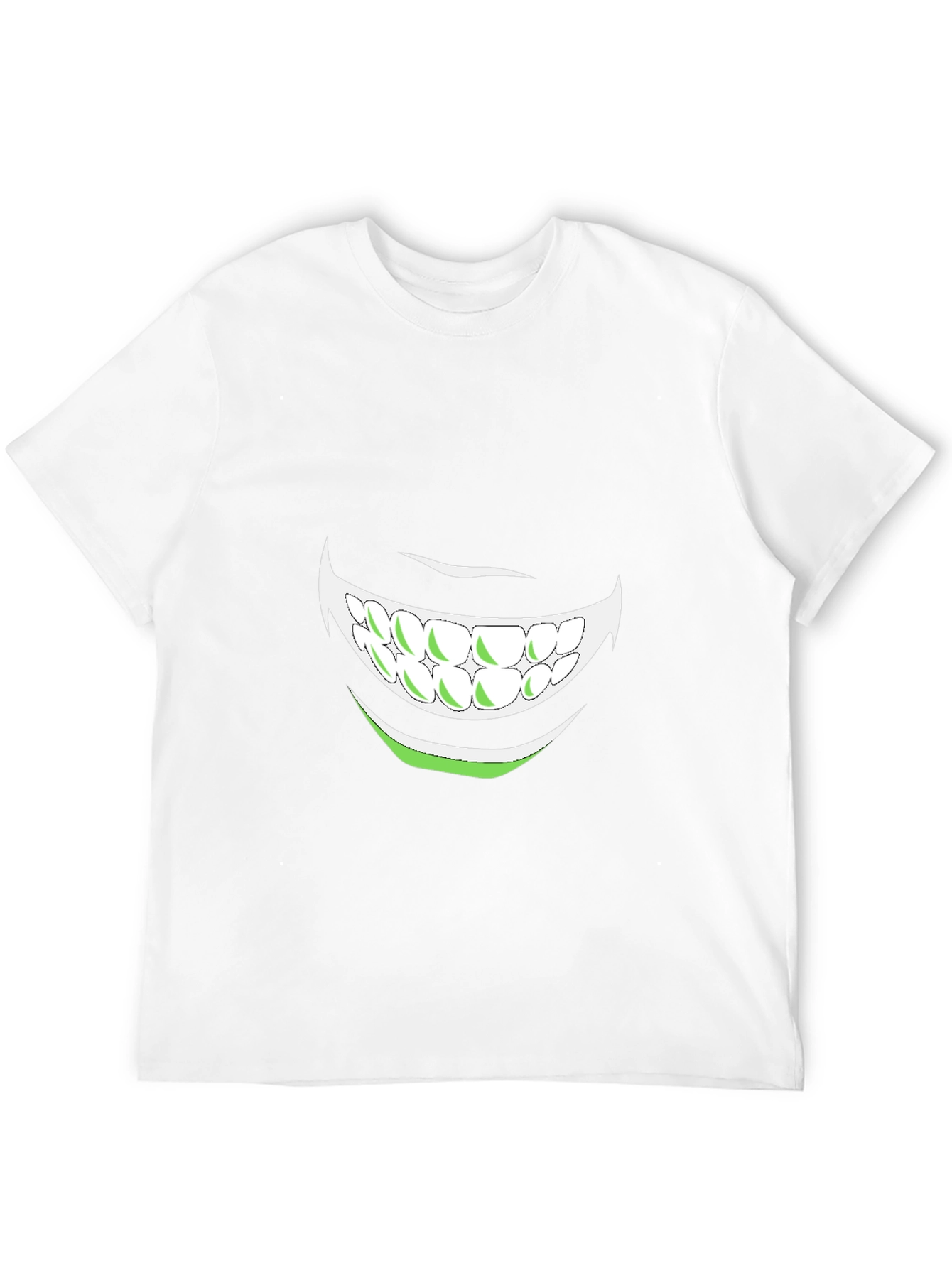 Mens Graphic Tee - Grinning Mouth Design