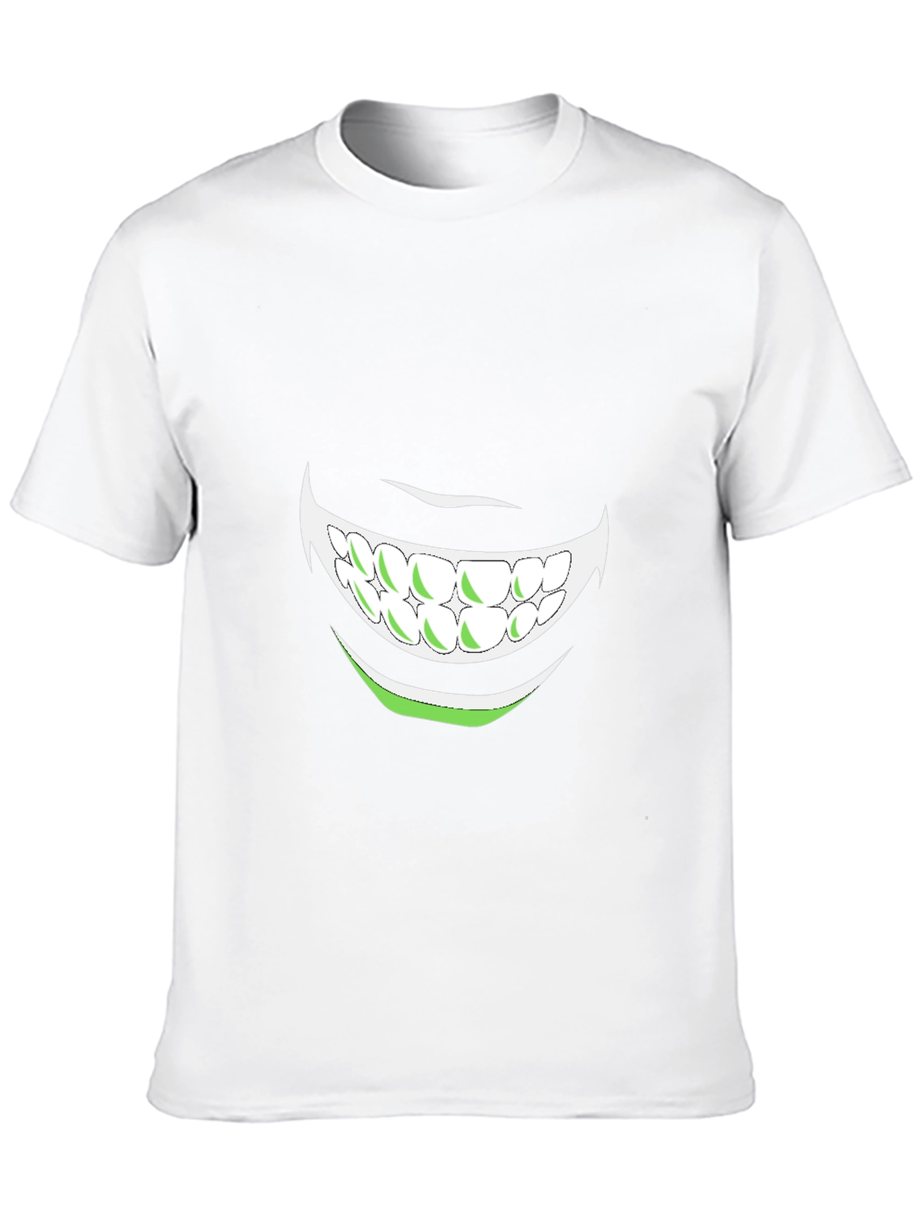Mens Graphic Tee - Grinning Mouth Design