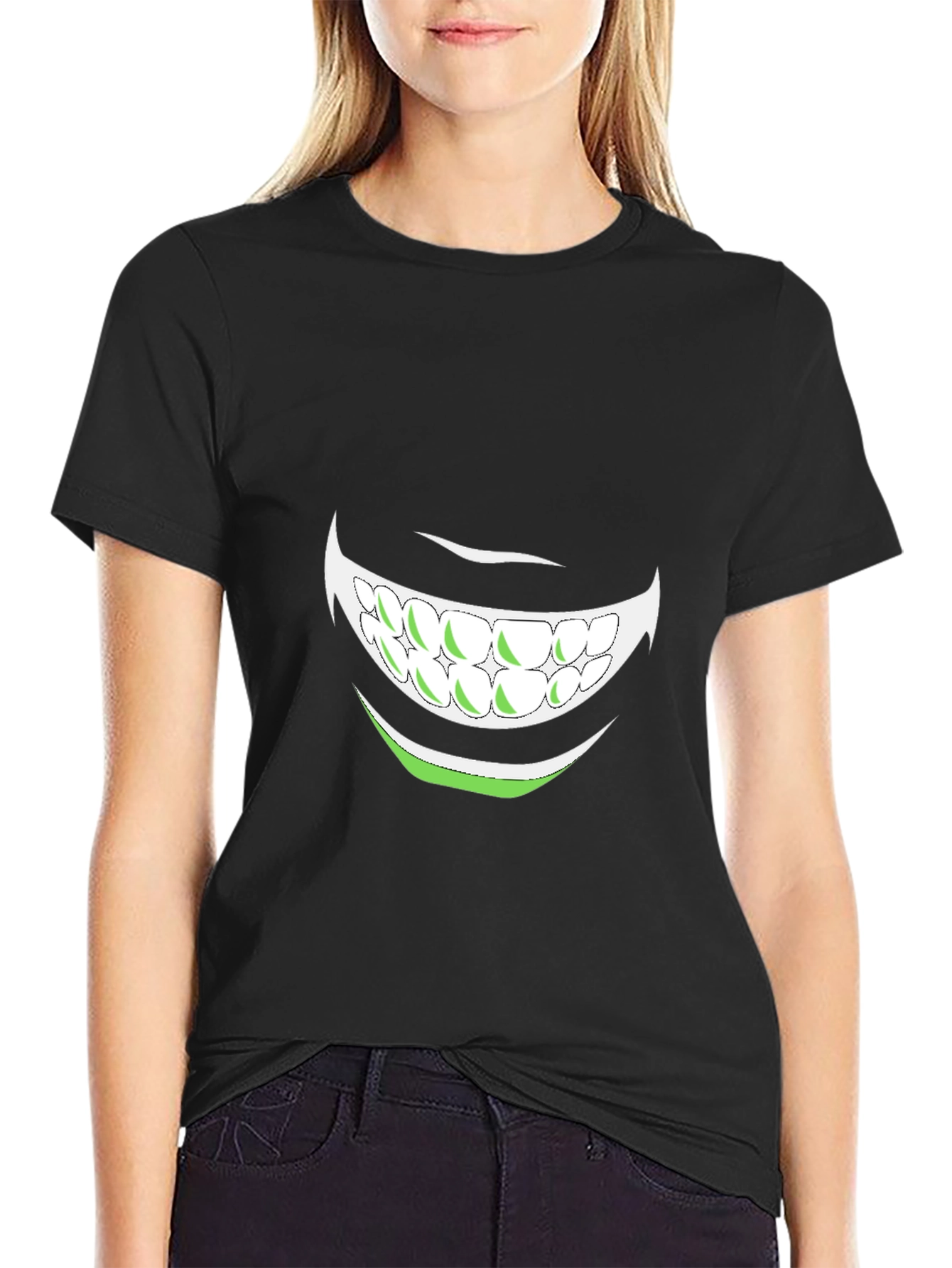Mens Graphic Tee - Grinning Mouth Design