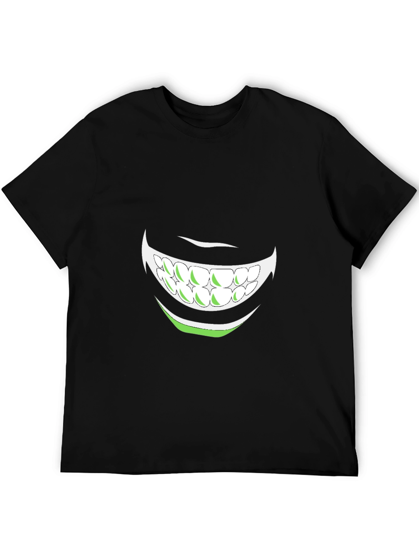 Mens Graphic Tee - Grinning Mouth Design