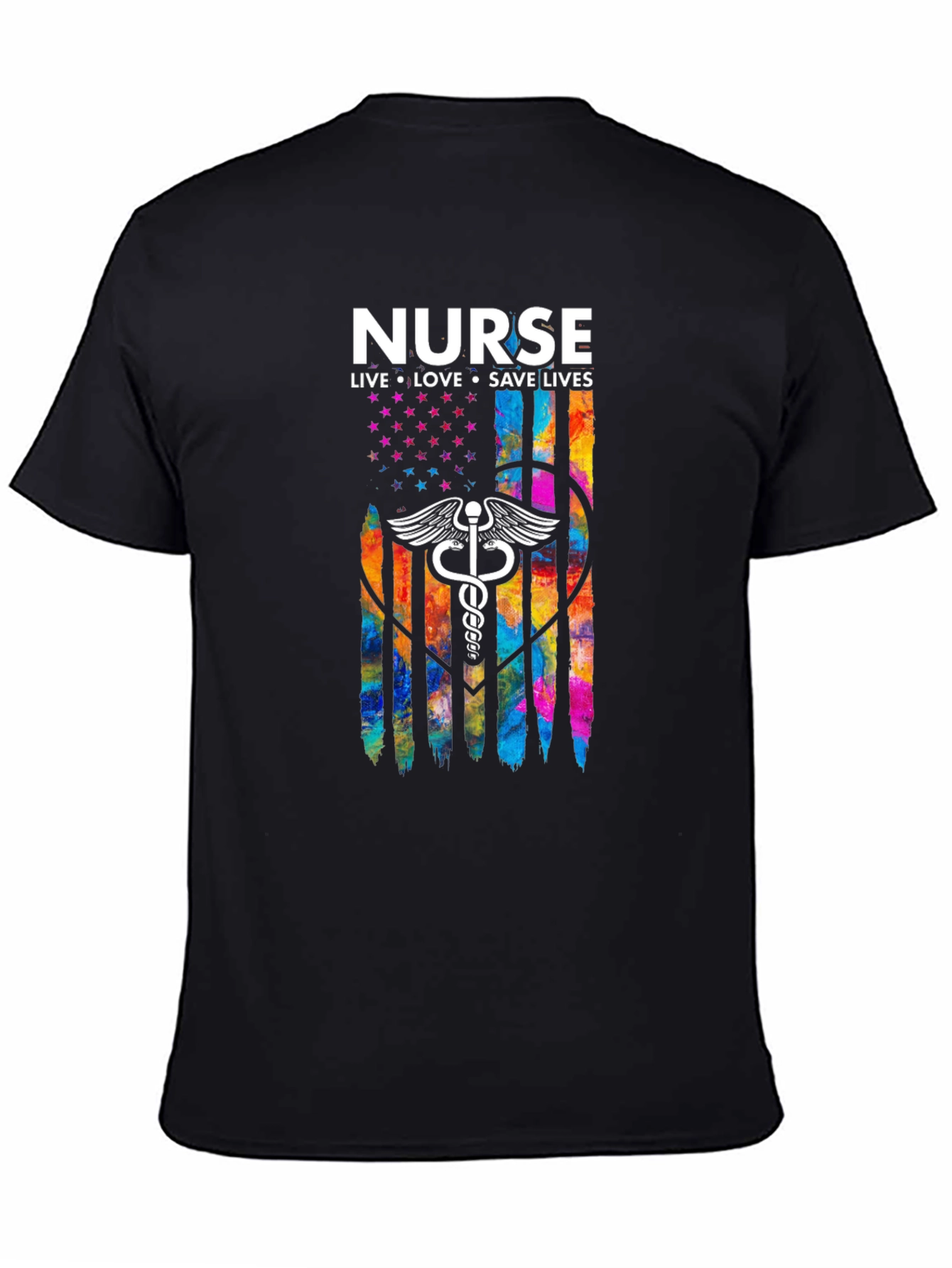 Nurse Live Love Save Lives Graphic Tee
