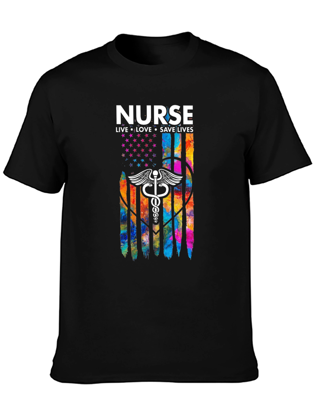 Nurse Live Love Save Lives Graphic Tee