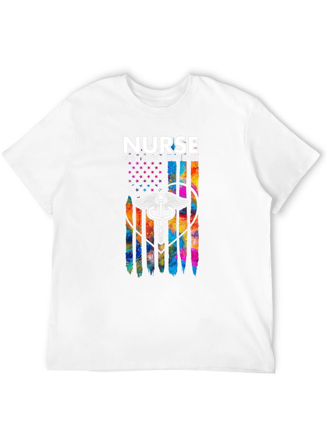Nurse Live Love Save Lives Graphic Tee